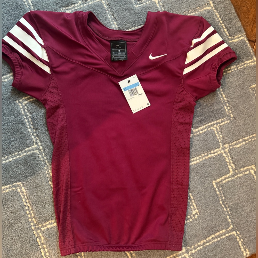 Nike Boys Youth Vapor Pro Football Practice Jersey crimson red Medium